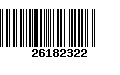 Código de Barras 26182322