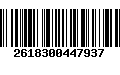 Código de Barras 2618300447937