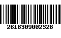 Código de Barras 2618309002328