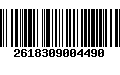 Código de Barras 2618309004490