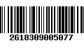 Código de Barras 2618309005077