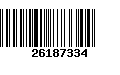 Código de Barras 26187334