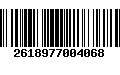 Código de Barras 2618977004068