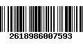 Código de Barras 2618986007593