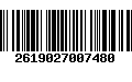 Código de Barras 2619027007480