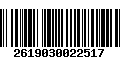 Código de Barras 2619030022517