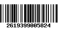 Código de Barras 2619399005824