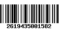 Código de Barras 2619435001582