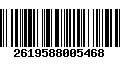 Código de Barras 2619588005468