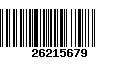 Código de Barras 26215679