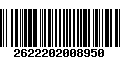 Código de Barras 2622202008950