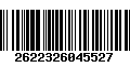 Código de Barras 2622326045527