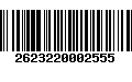 Código de Barras 2623220002555