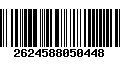 Código de Barras 2624588050448