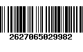 Código de Barras 2627065029982