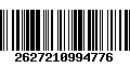 Código de Barras 2627210994776