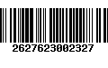 Código de Barras 2627623002327