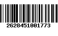 Código de Barras 2628451001773