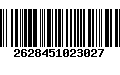 Código de Barras 2628451023027