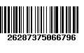 Código de Barras 26287375066796