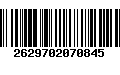 Código de Barras 2629702070845