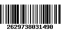 Código de Barras 2629738031490