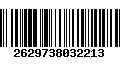 Código de Barras 2629738032213