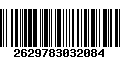 Código de Barras 2629783032084