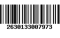 Código de Barras 2630133007973