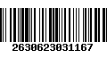 Código de Barras 2630623031167