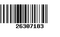 Código de Barras 26307183