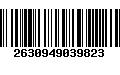 Código de Barras 2630949039823