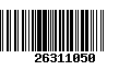 Código de Barras 26311050