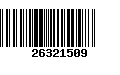 Código de Barras 26321509