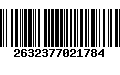 Código de Barras 2632377021784