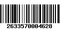 Código de Barras 2633570004628