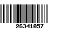 Código de Barras 26341057