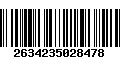 Código de Barras 2634235028478