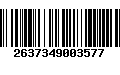 Código de Barras 2637349003577