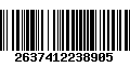 Código de Barras 2637412238905