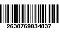 Código de Barras 2638769034837