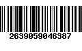 Código de Barras 2639059046387