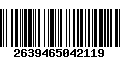 Código de Barras 2639465042119