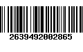 Código de Barras 2639492002865