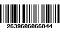 Código de Barras 2639606066844