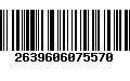 Código de Barras 2639606075570