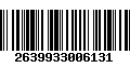 Código de Barras 2639933006131