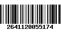 Código de Barras 2641120055174