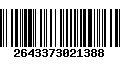 Código de Barras 2643373021388