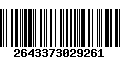 Código de Barras 2643373029261